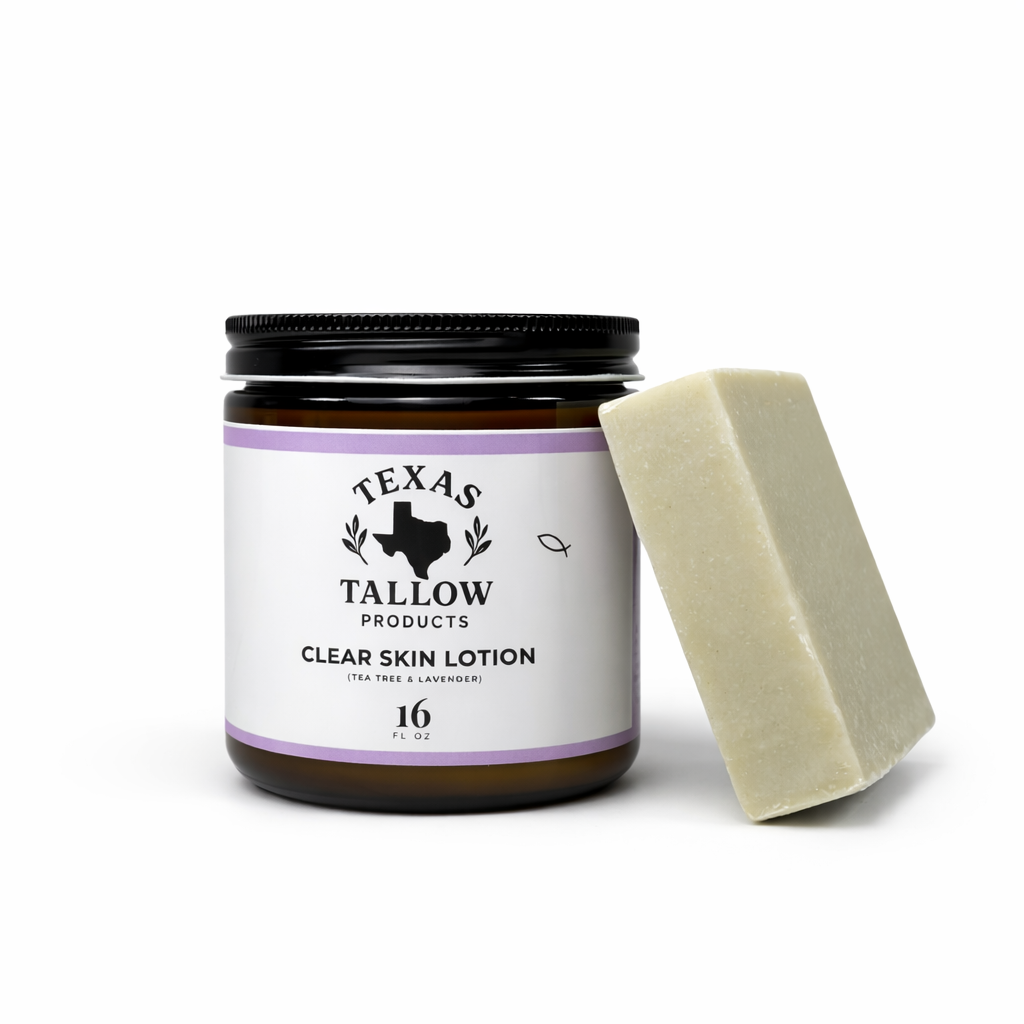 tea tree and lavender lotion Clear Tallow Care Bundle (Tea Tree & Lavender)