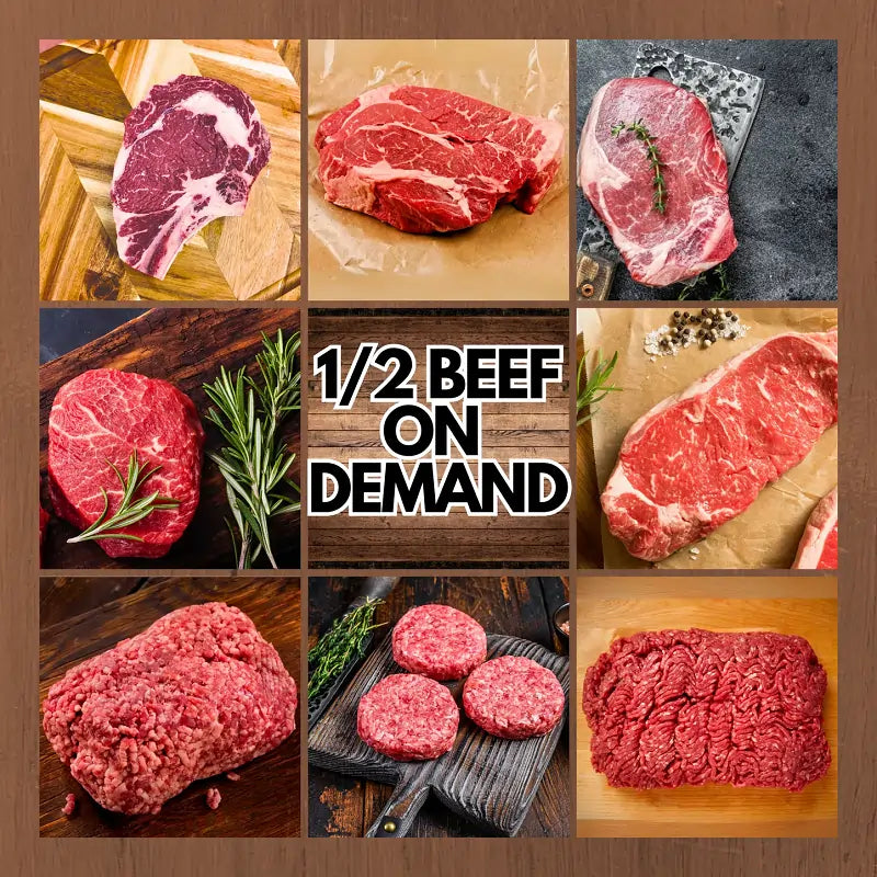 Half Cow On-Demand (1/2 Beef) | Parker County Beef Company