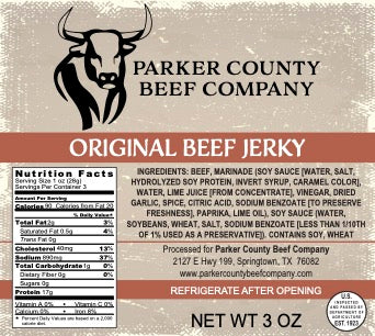 Original Beef Jerky (3oz)