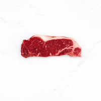 Raw New York Strip Steak | Parker County Beef Company