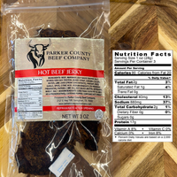 Hot Beef Jerky (3oz)