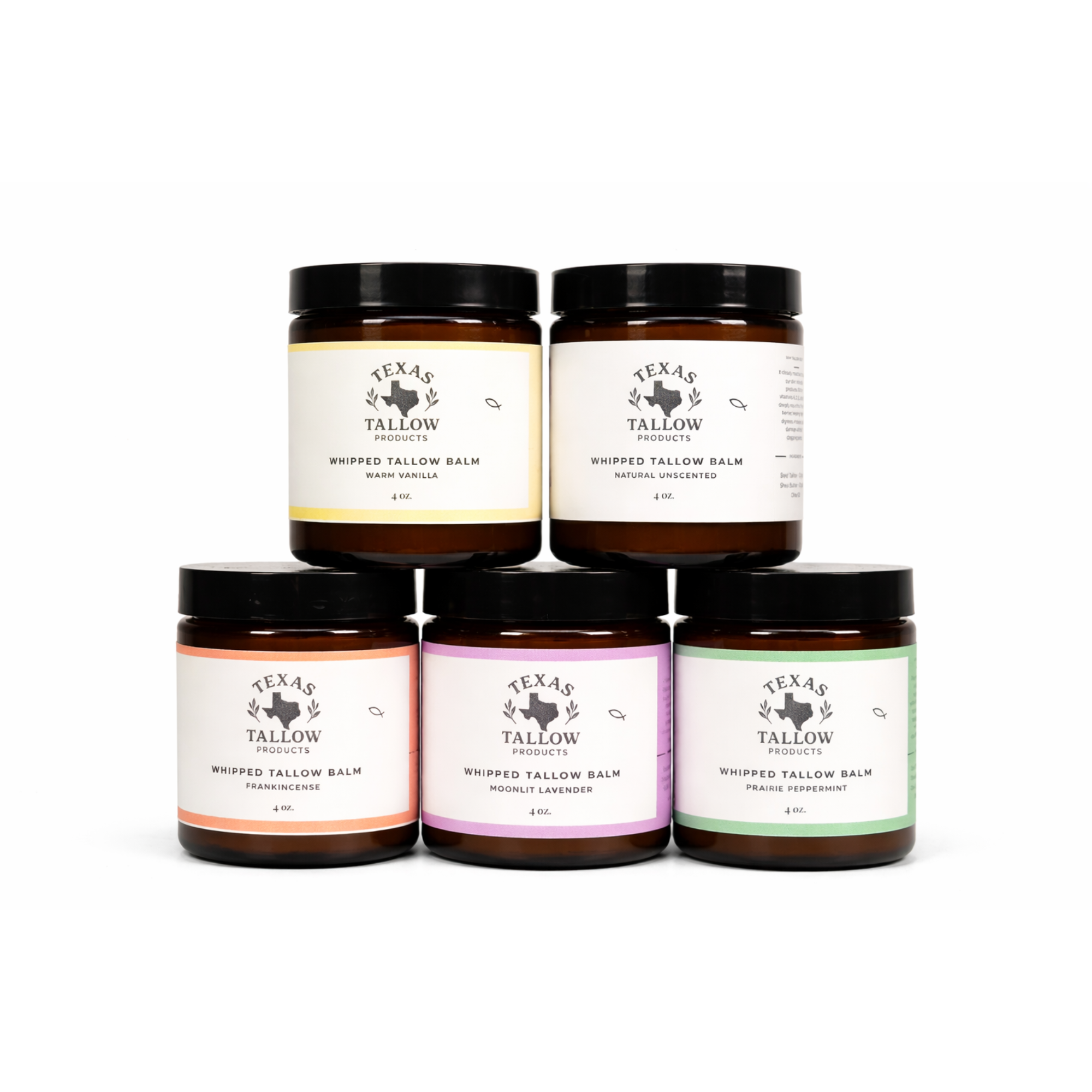 Whipped Tallow Balm Sampler Pack | Try Every Scent | Parker County ...